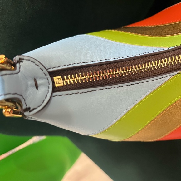 RARE Fendi Rainbow Small Shoulder Bag - Picture 8 of 17